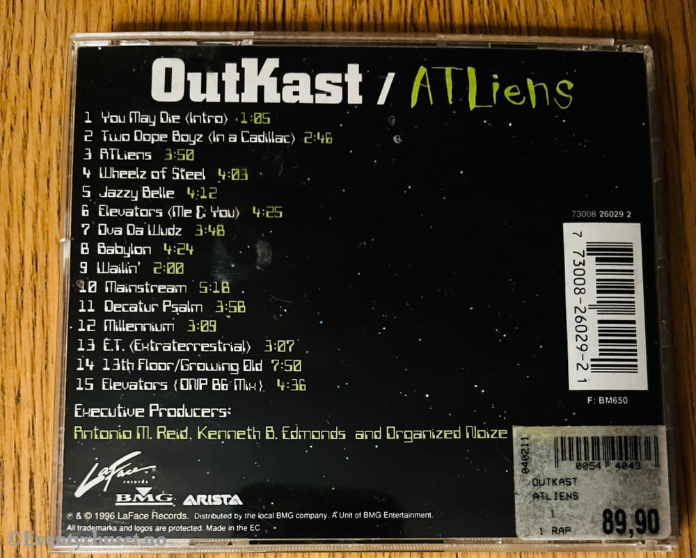 OutKast 1998 ATLiens . CD.
