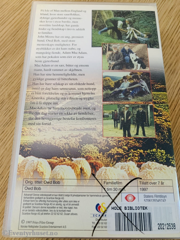 Owd Bob. 1997. Vhs Leiefilm.