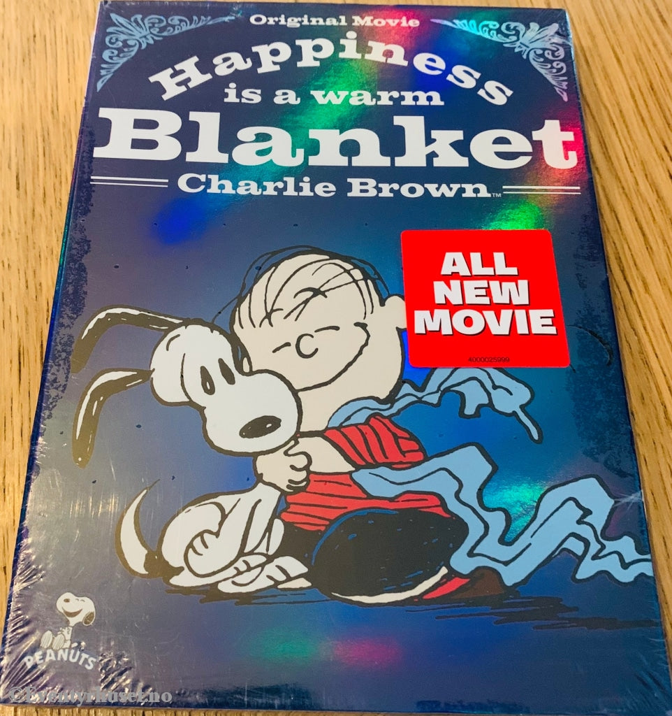 Peanuts (Knøttene). Happiness is a Warm Blanket Charlie Brown. DVD sli