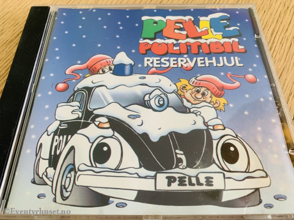 Pelle Politibil. 1999. Reservehjul. Cd. Cd