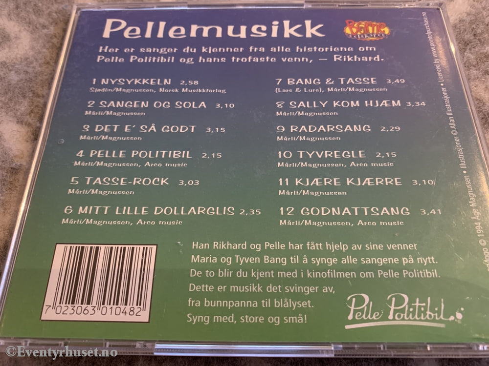 Pelle Politibil - Pellemusikk. Cd. Cd