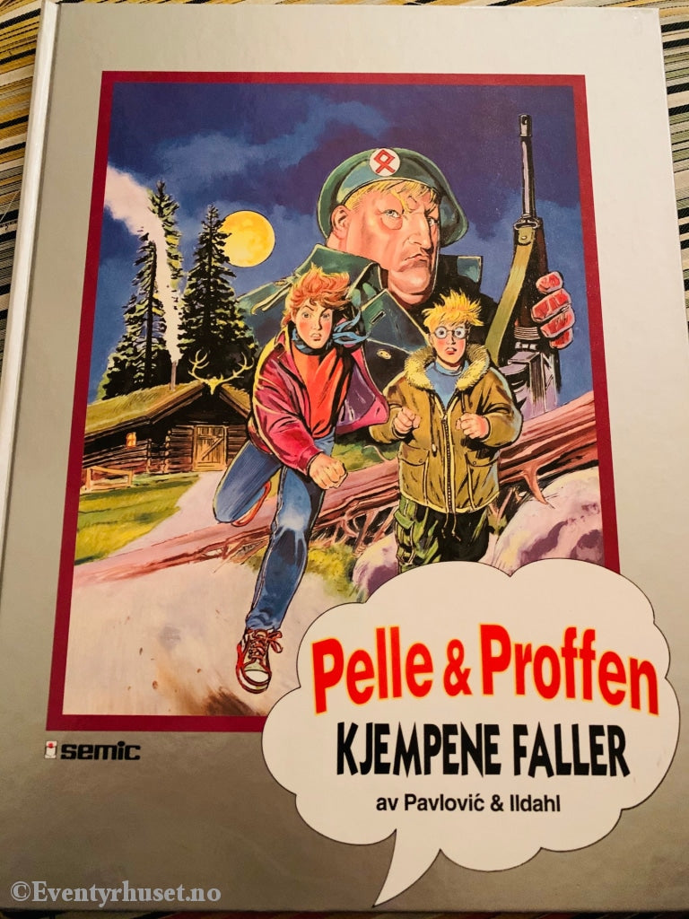 Pelle & Proffen - Kjempene Faller. 1993. Fortelling