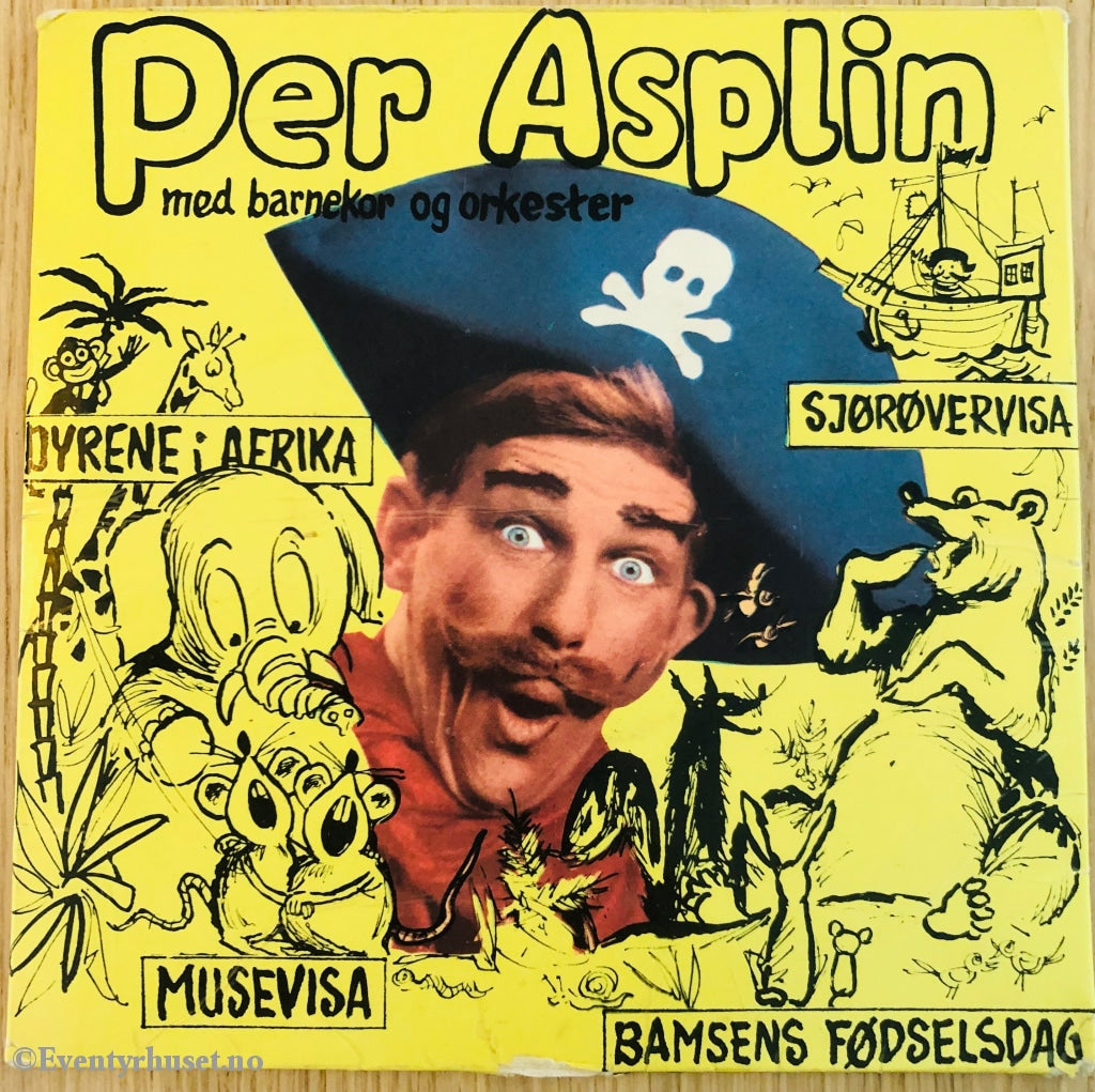 Per Asplin. Bamsen Fødselsdag. 1960. Ep-Singel. Ep