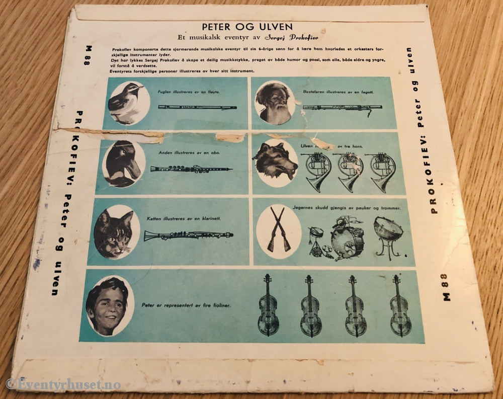 Peter Og Ulven. Fortalt Av Helge Reiss. Ep. Ep