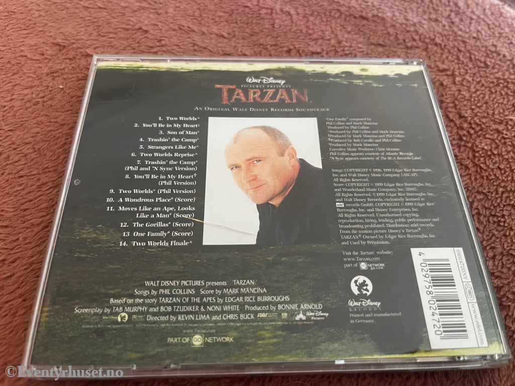 Phil Collins & Mark Mancina. 1999. Tarzan: Original Motion Picture Soundtrack. Musikk på CD.