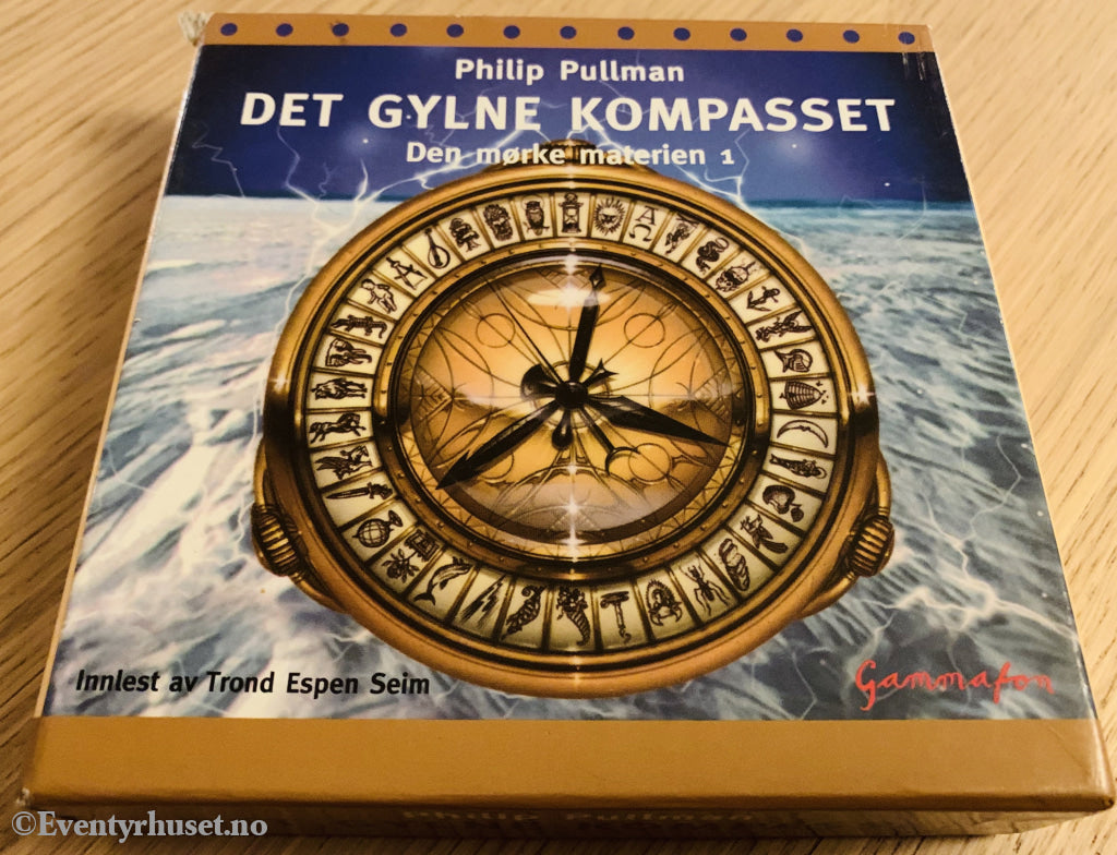 Philip Pullman. 1995/05. Det Gylne Kompasset. Den Mørke Materien 1. Lydbok På 12 X Cd.