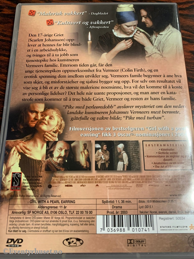 Pike Med Perleøredopp. 2003. Dvd. Dvd