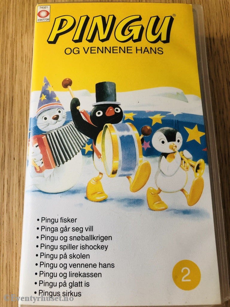 Pingu 2. Pingu og vennene hans. VHS. – Eventyrhuset