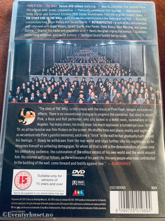 Pink Floyd - The Wall. 1999. Dvd. Dvd