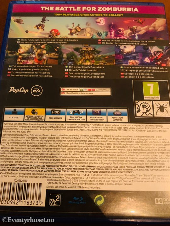 Plants vs. Zombies: Garden Warfare 2. Playstation PS4-spill.