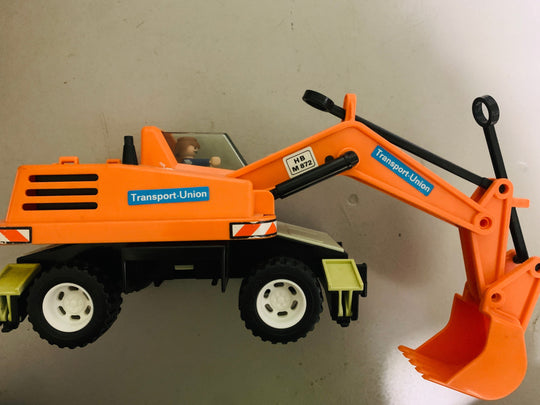 Playmobil. Transport Union Gravemaskin. Leke.