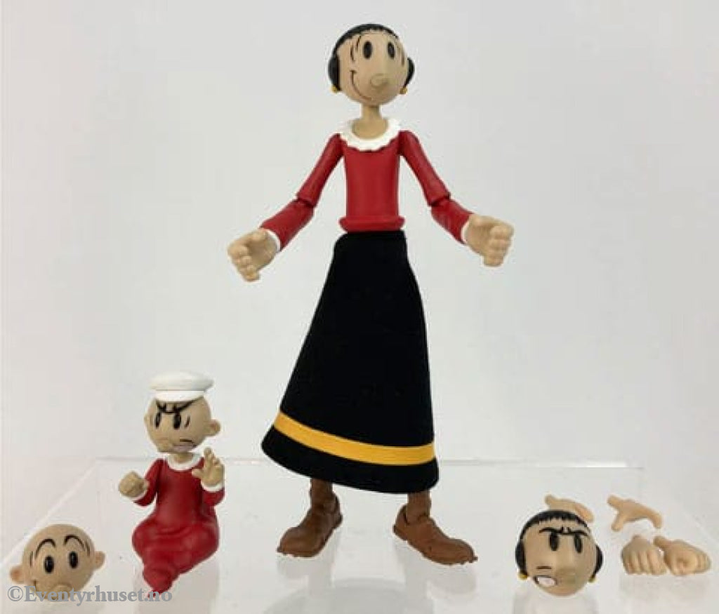 Popeye Action Figure Wave 01 Olive Oyl. Mint In Sealed Box (MISB)! Actionfigur