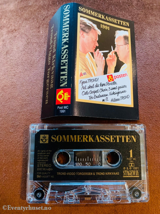 Postens Sommerkassett. 1991. Kassett. Kassett (Mc)