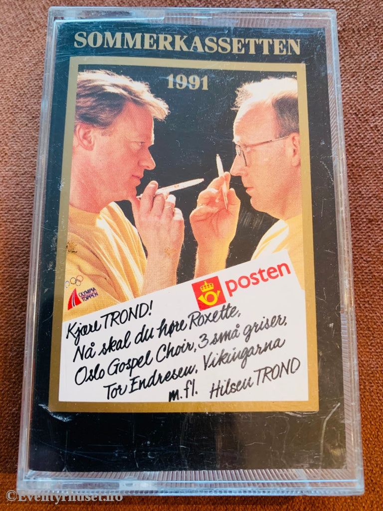 Postens Sommerkassett. 1991. Kassett. Kassett (Mc)