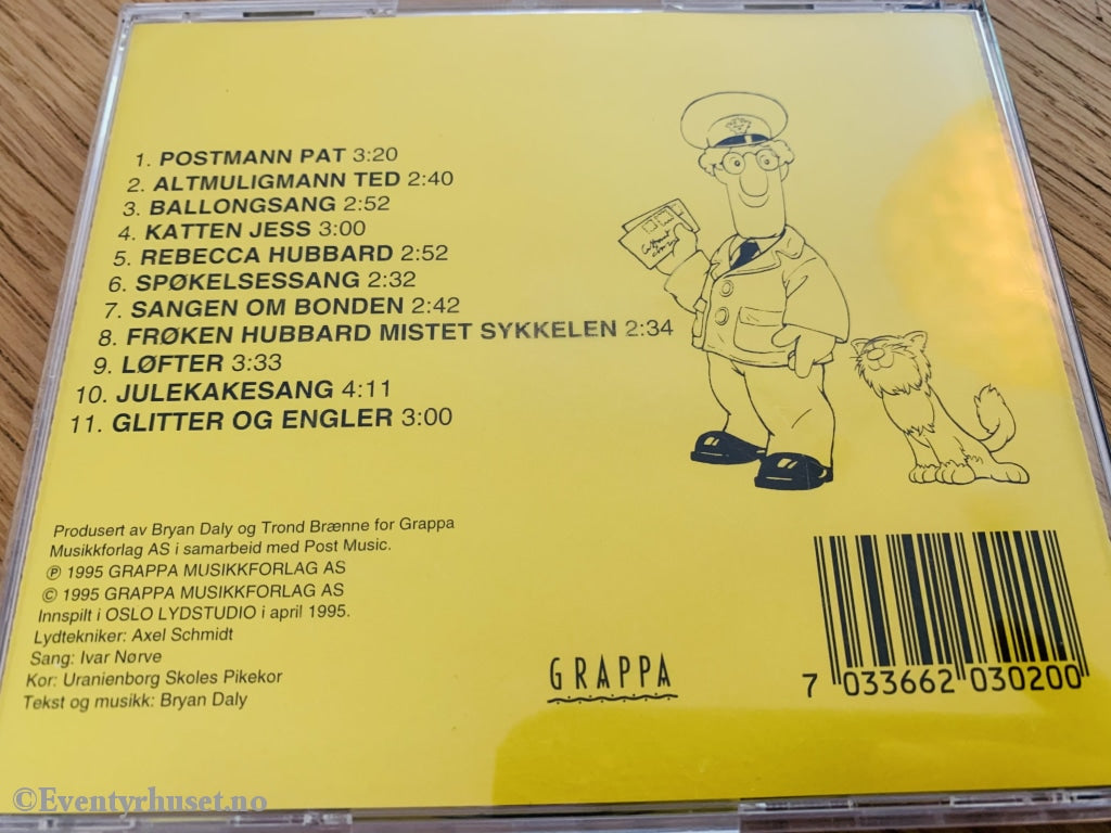 Postmann Pat Med Sin Svarte Og Hvite Katt. 1995. Cd. Cd