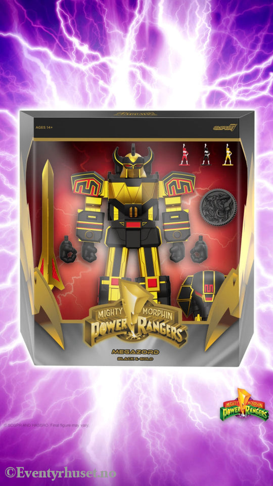 Power Rangers Ultimates Action Figure Megazord (Black/Gold) 18 cm. Mint In Sealed Box (MISB)! Actionfigur