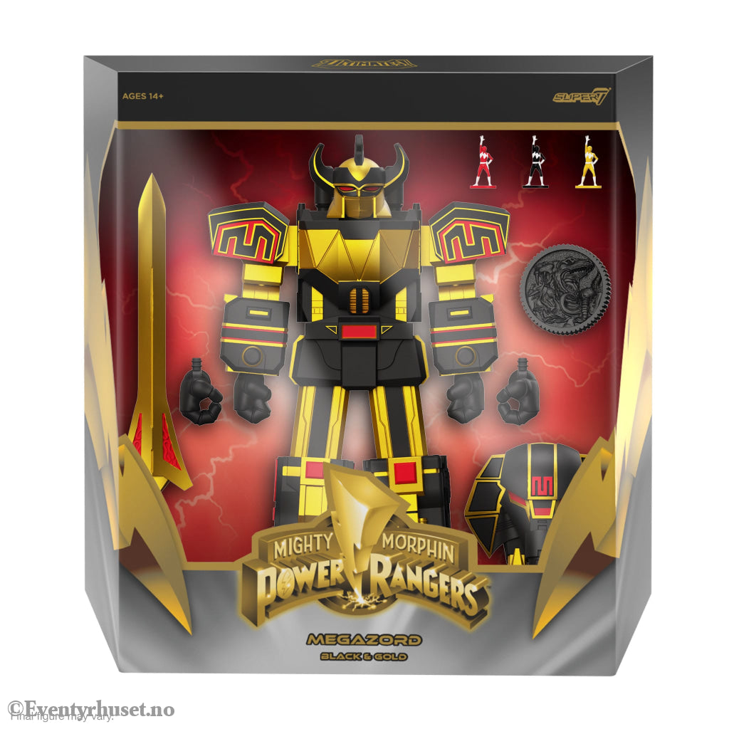 Power Rangers Ultimates Action Figure Megazord (Black/Gold) 18 cm. Mint In Sealed Box (MISB)! Actionfigur