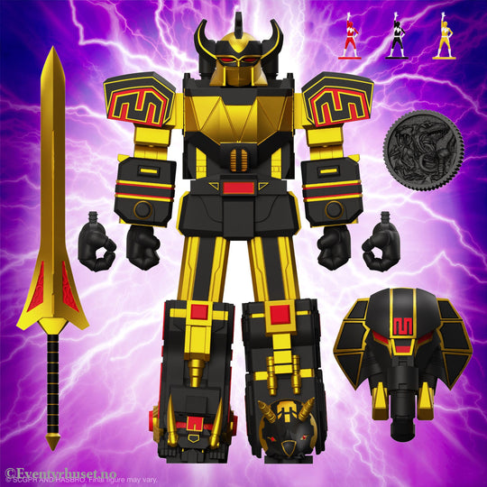 Power Rangers Ultimates Action Figure Megazord (Black/Gold) 18 cm. Mint In Sealed Box (MISB)! Actionfigur