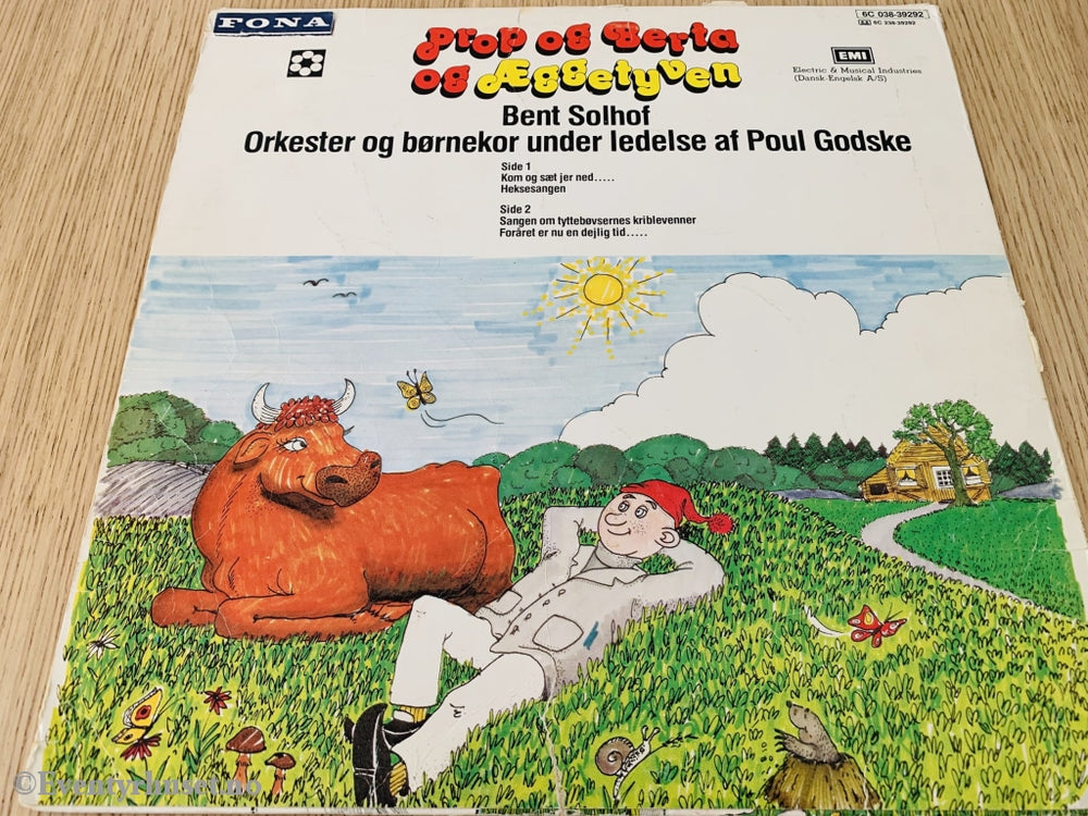 Prop Og Berta Æggetyven. 1979. Lp. Lp Plate