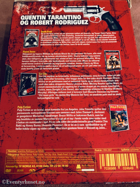Quentin Tarantino & Robert Rodriguez. Tarantino/Rodriguez Collection (1994–2007). DVD samleboks.