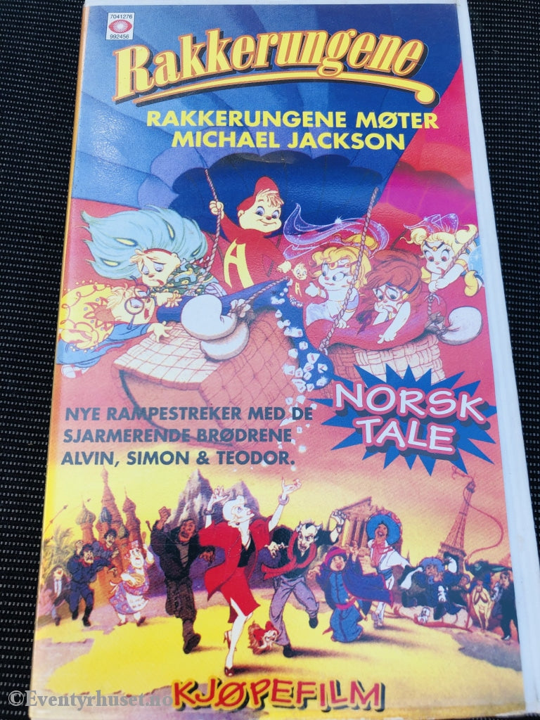 Rakkerungene Møter Michael Jackson. 1990. Vhs. Vhs