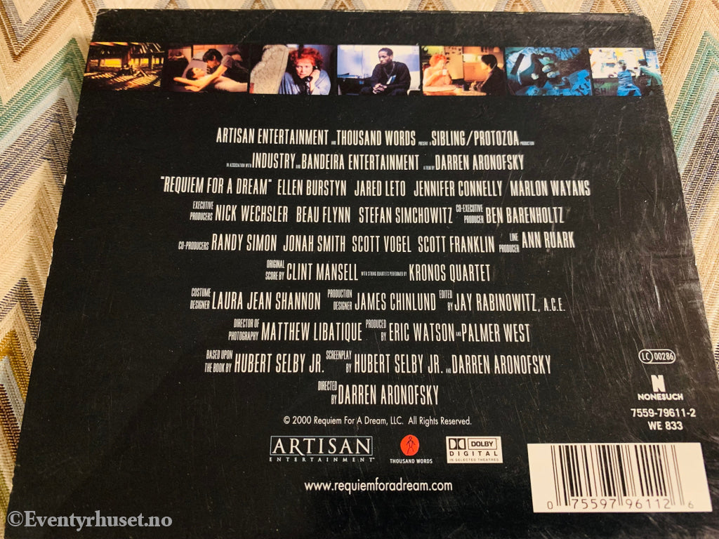 Requiem For A Dream - Soundtrack. 2000. Cd. Cd