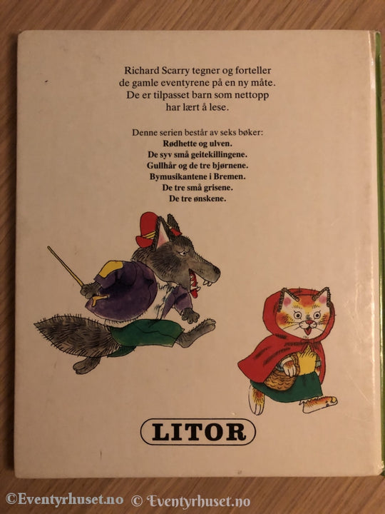 Richard Scarry. 1982. Rødhette Og Ulven. Eventyrbok