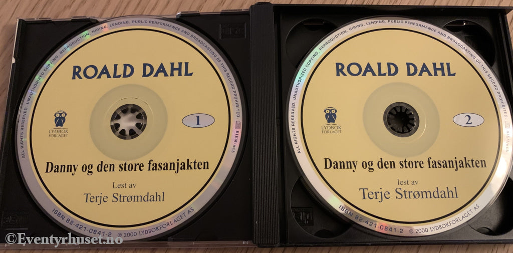 Roald Dahl. 1975/2000. Danny Og Den Store Fasanjakten. Lydbok På 4 Cd.
