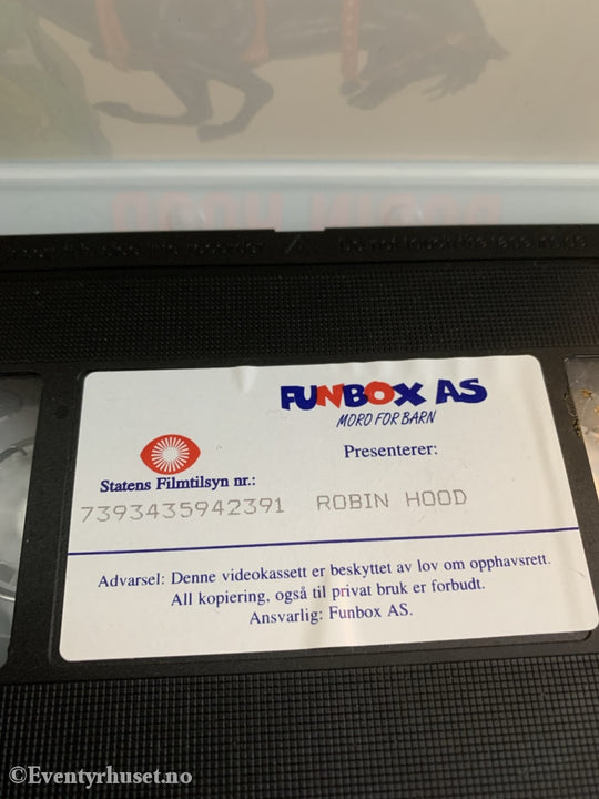 Robin Hood. 1995. Vhs. Vhs