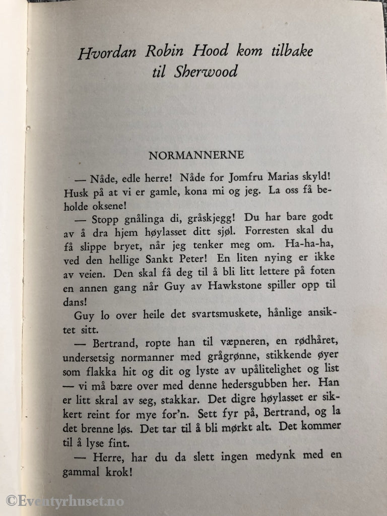 Robin Hood Kommer Igjen. 1949. Fortelling