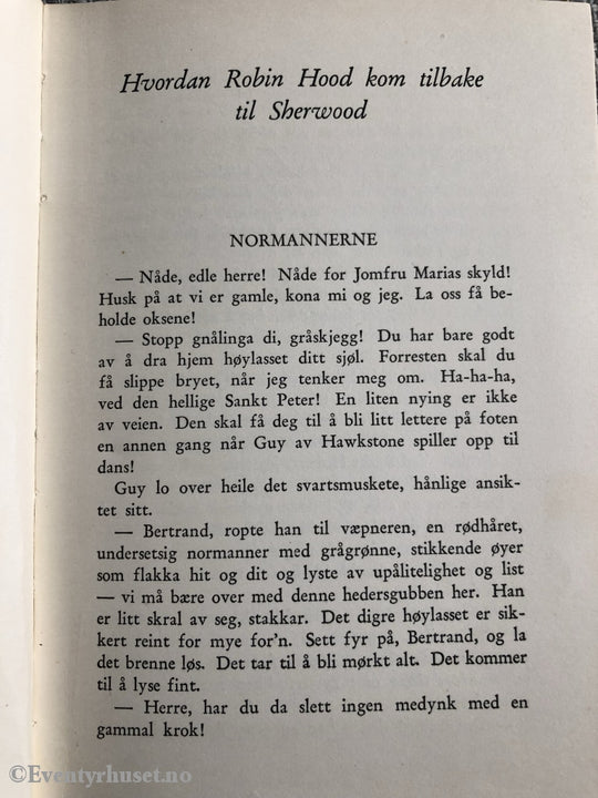 Robin Hood Kommer Igjen. 1949. Fortelling