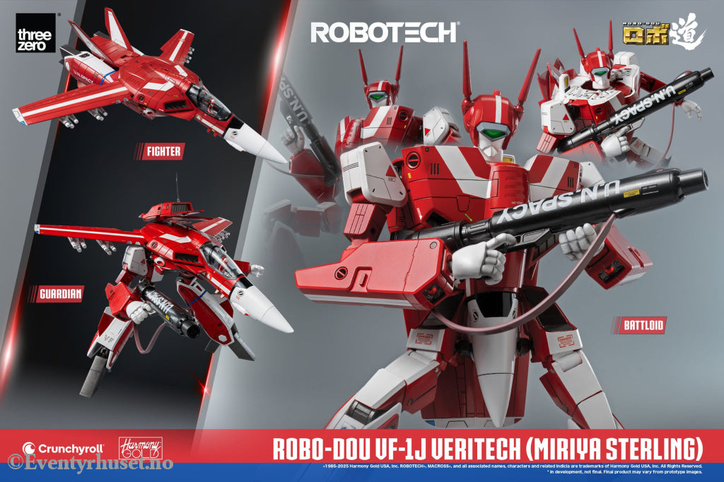 Robotech Action Figure ROBO-DOU VF-1J Veritech (Miriya Sterling) 20 cm. Mint In Sealed Box (MISB)! Actionfigur