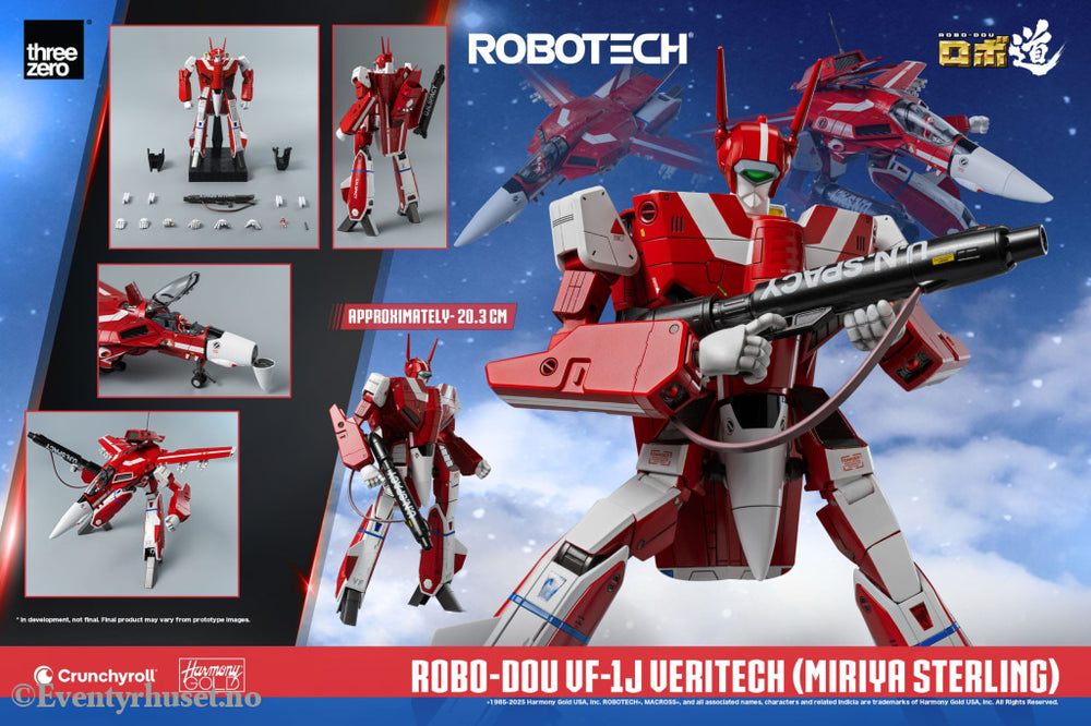 Robotech Action Figure ROBO-DOU VF-1J Veritech (Miriya Sterling) 20 cm. Mint In Sealed Box (MISB)! Actionfigur