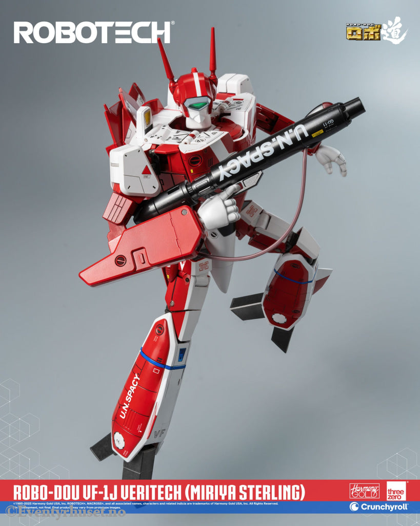 Robotech Action Figure ROBO-DOU VF-1J Veritech (Miriya Sterling) 20 cm. Mint In Sealed Box (MISB)! Actionfigur