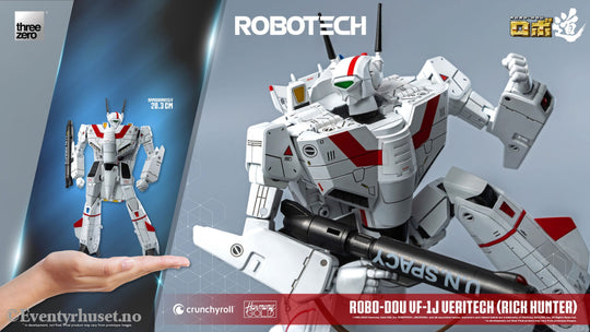 Robotech Action Figure ROBO-DOU VF-1J Veritech (Rick Hunter) 20 cm. Mint In Sealed Box (MISB)! Actionfigur