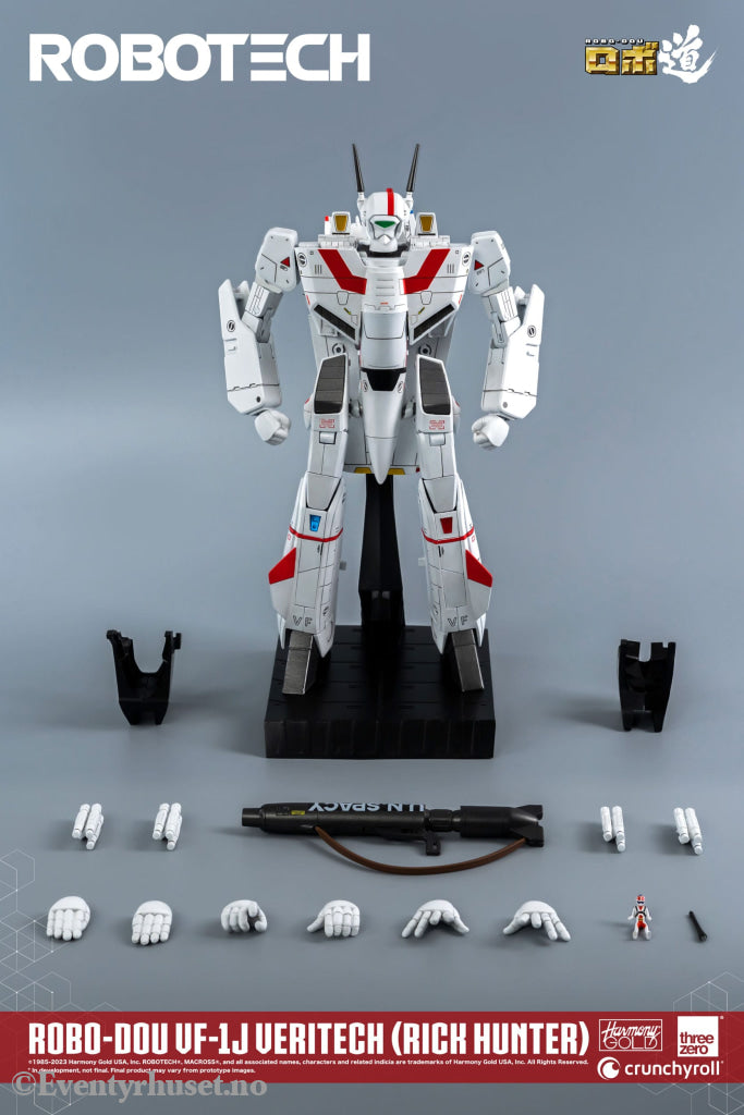 Robotech Action Figure ROBO-DOU VF-1J Veritech (Rick Hunter) 20 cm. Mint In Sealed Box (MISB)! Actionfigur