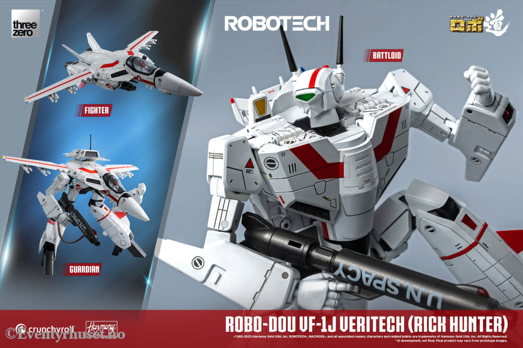 Robotech Action Figure ROBO-DOU VF-1J Veritech (Rick Hunter) 20 cm. Mint In Sealed Box (MISB)! Actionfigur
