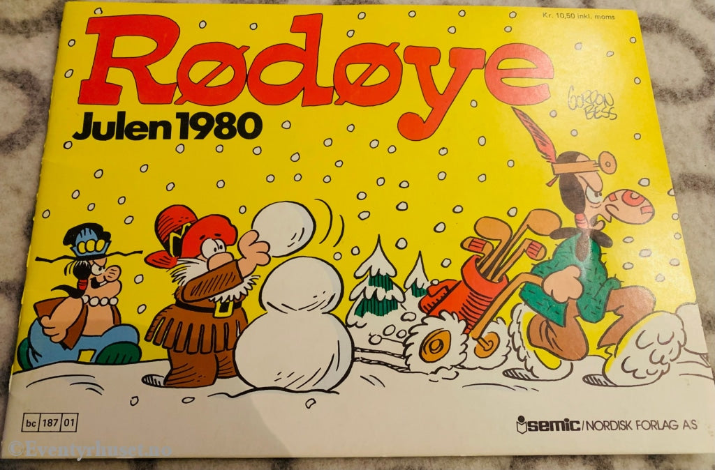 Rødøye. Julen 1980. Julehefter