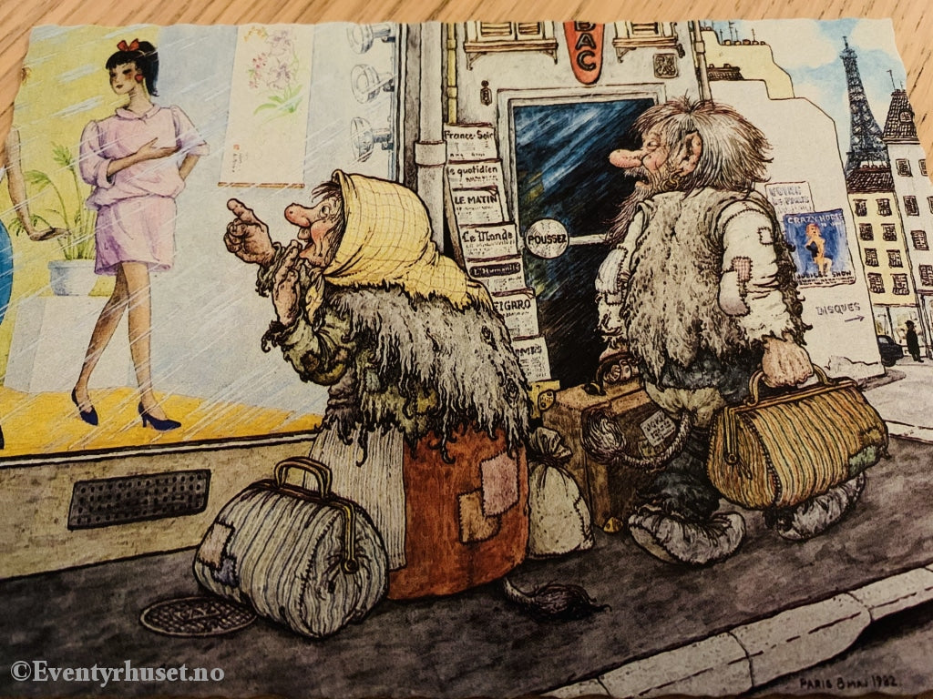 Rolf Lindberg. 13. På Bytur. Postkort (Ubrukt).
