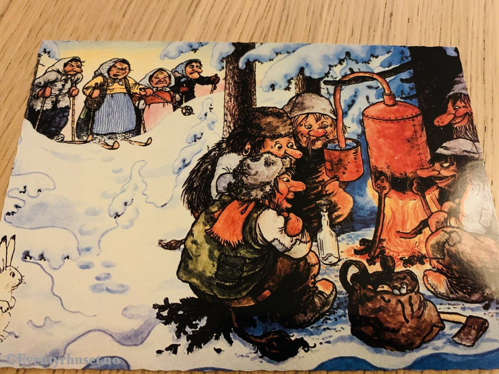 Rolf Lindberg. 97. Hemmelig Møte I Skogen. Postkort (Ubrukt).