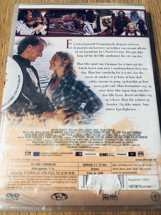 Så som i Himmelen (2004). DVD.