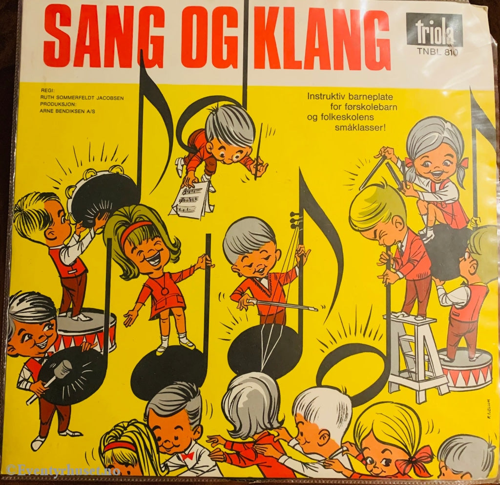 Sang Og Klang. 1965. Lp. Lp Plate