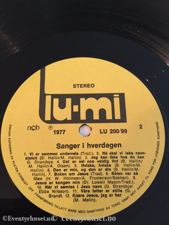 Sanger I Hverdagen. Ivar Skippervold Med Barn. 1977. Lp. Lp Plate