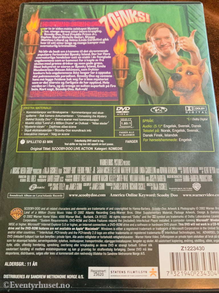 Scooby-Doo. 2002. DVD. DVD