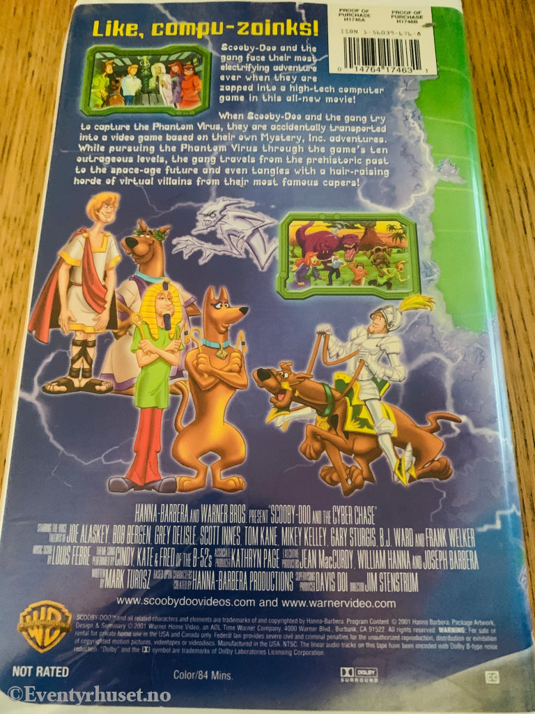 Scooby-Doo and the Cyber Chase (2001). VHS Big Box.