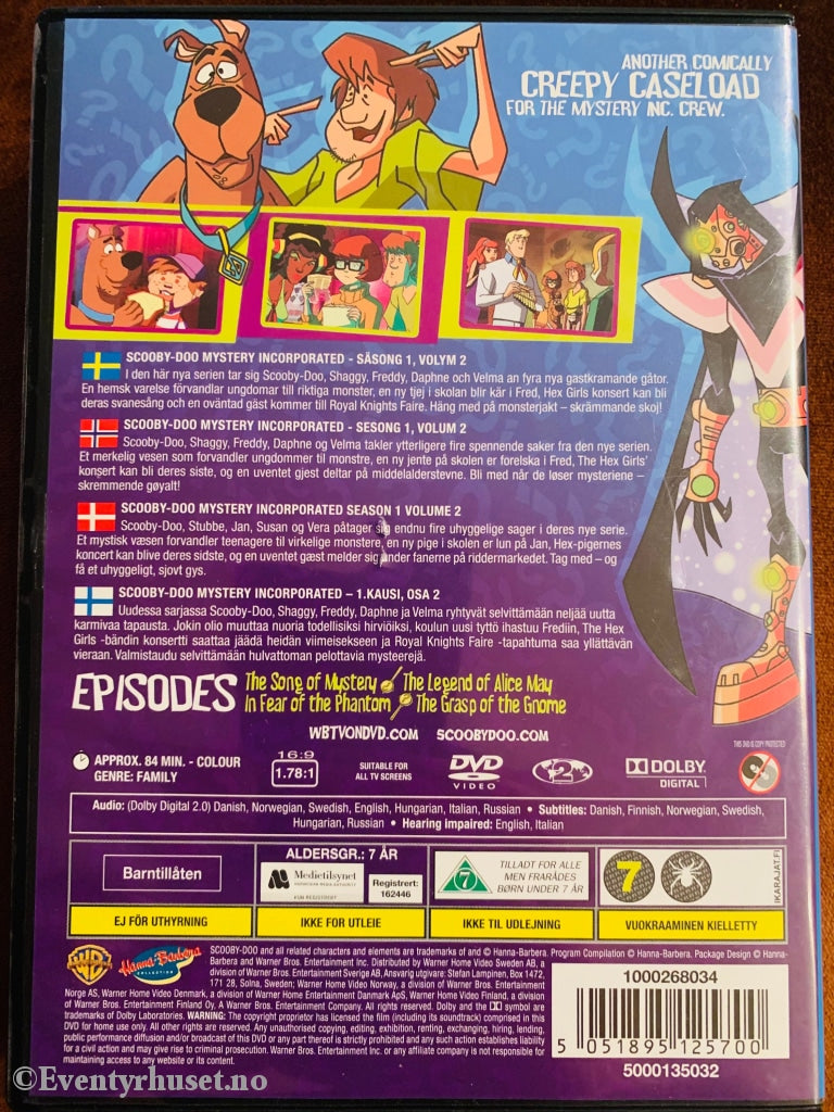 Scooby-Doo! Mystery Incorporated. Sesong 1. Vol. 2. Dvd. Dvd