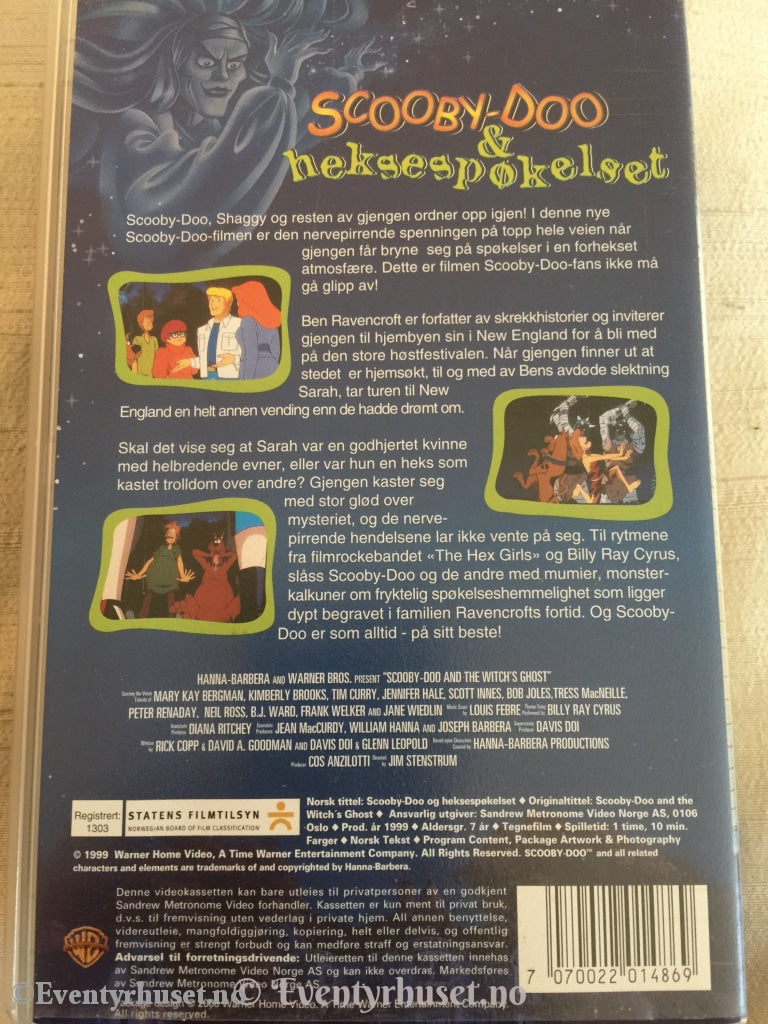 Scooby-Doo Og Heksespøkelset. 1999. Vhs. Vhs