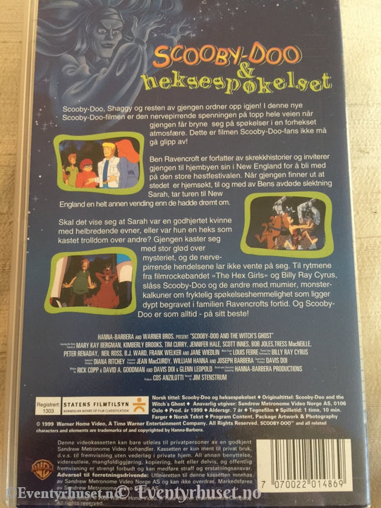Scooby-Doo Og Heksespøkelset. 1999. Vhs. Vhs