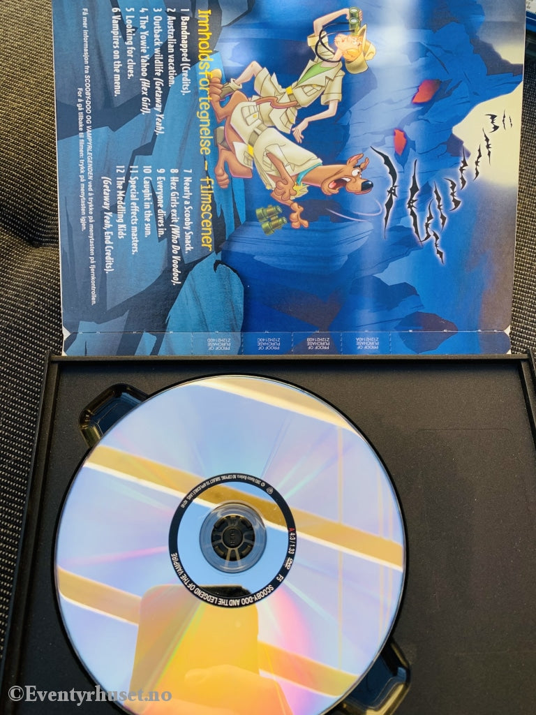 Scooby-Doo! Vampyrlegenden. 2003. Dvd Snapcase.