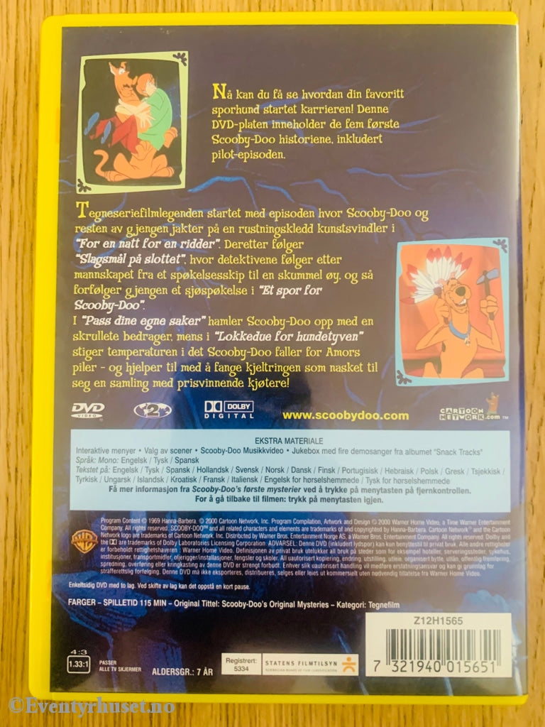 Scooby-Doos Første Mysterier. Dvd. Dvd